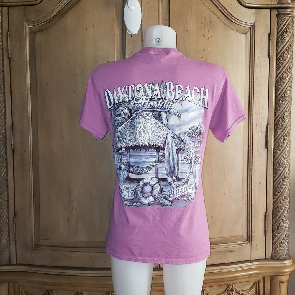Womens Daytona Beach Florida Short Sleeve Graphic TeeShirt